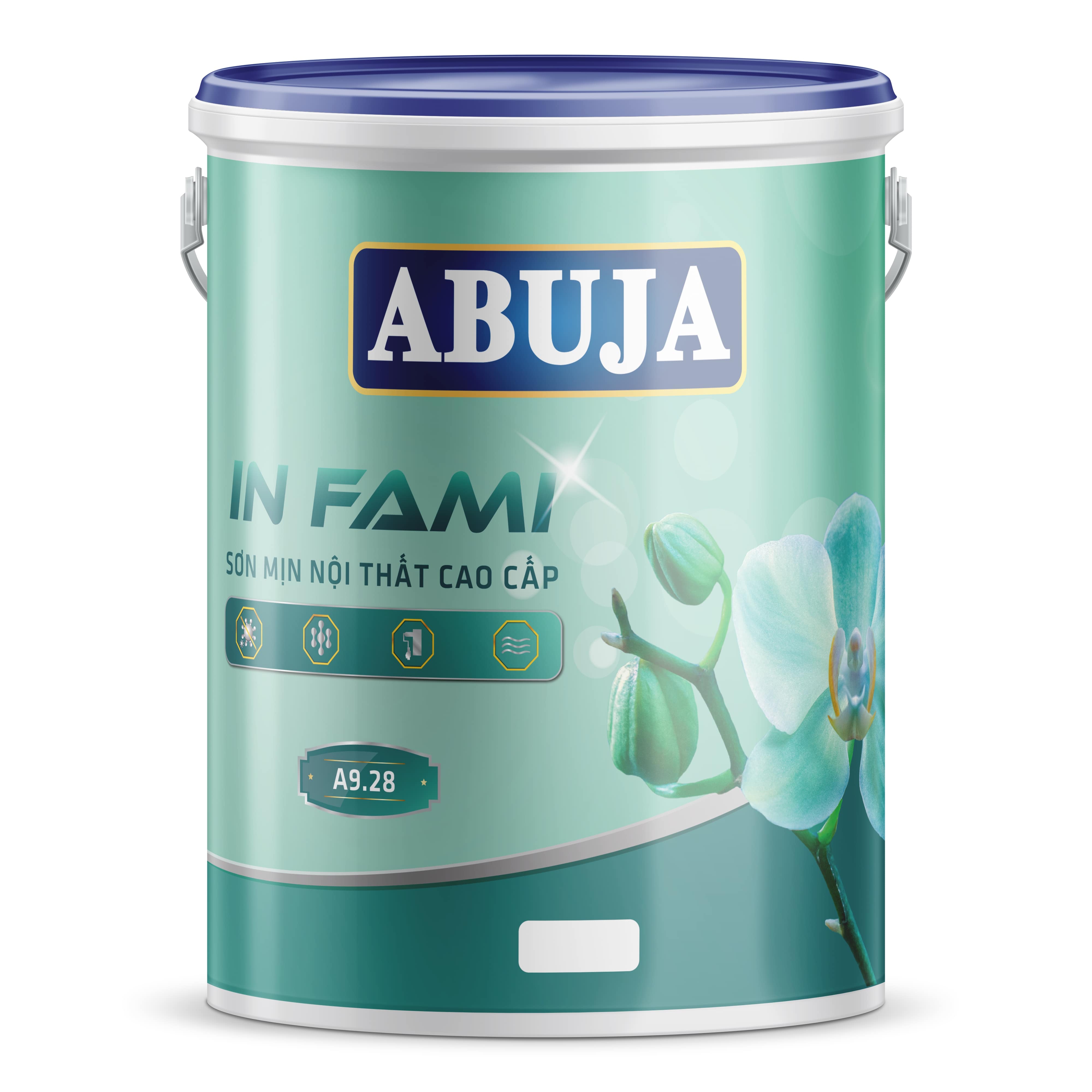 ABUJA - IN FAMI: Sơn mịn nội thất cao cấp A9.28 6KG